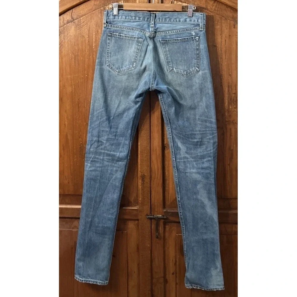 Mens Rag & Bone Standard Issue Jeans Fit 2 Slim Leg Sz 30 Distressed